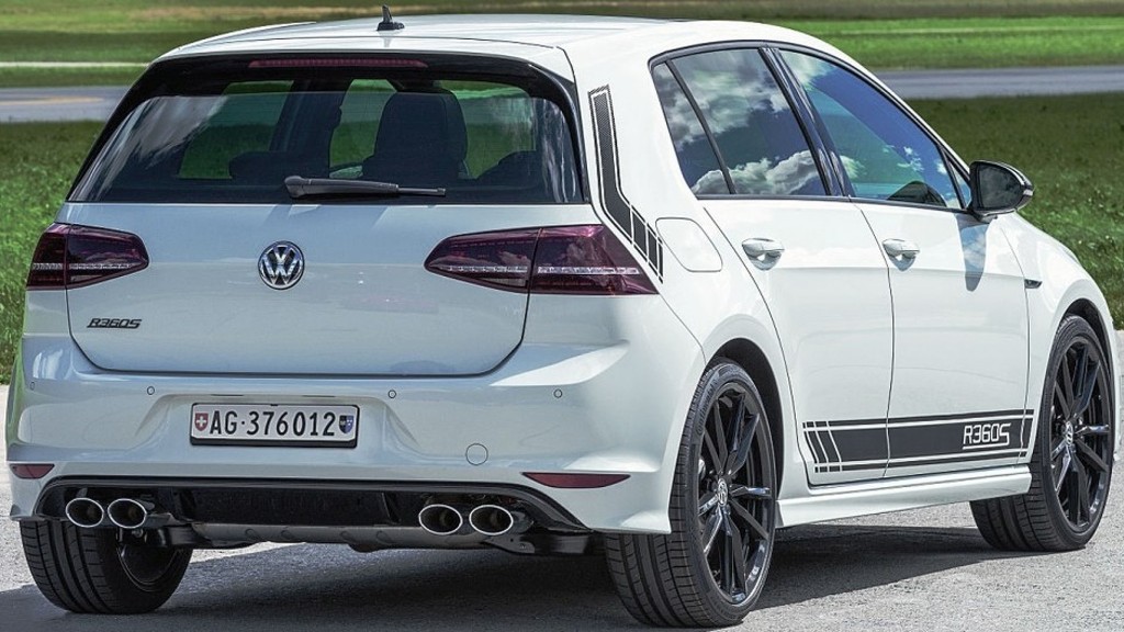 Volkswagen Golf R360S, una edición limitada y exclusiva para Suiza con ...