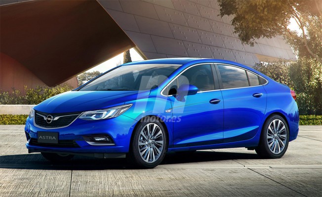 Opel Astra Sedan 17 Asi Sera La Nueva Berlina Alemana Motor Es