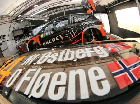 Soso shakedown del Rally de Suecia con Ostberg al frente
