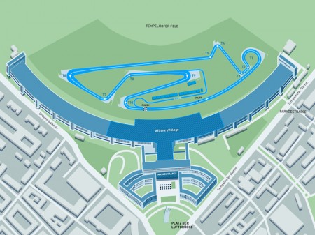 Desvelado el nuevo trazado del doble ePrix de Berlín