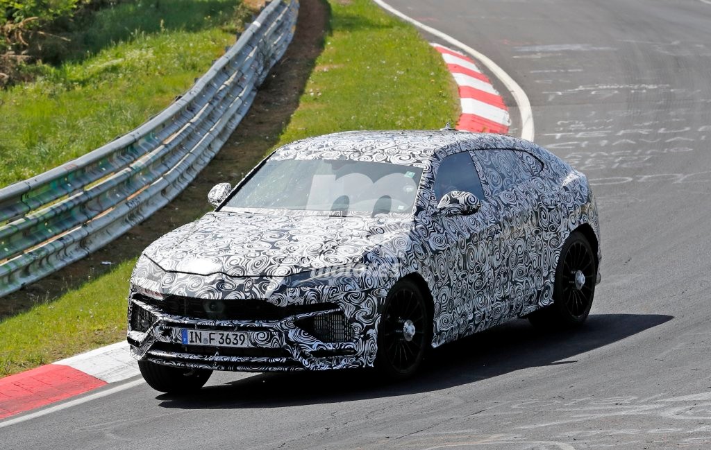Urus el nuevo SUV de pruebas en Nürburgring
