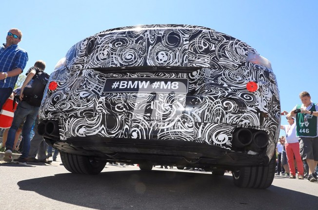BMW M8 2018 - foto espía posterior BMW M8 2018 - foto espía posterior