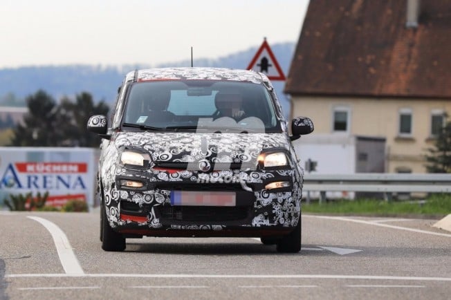 Fiat Panda 2018 - foto espía frontal Fiat Panda 2018 - foto espía frontal