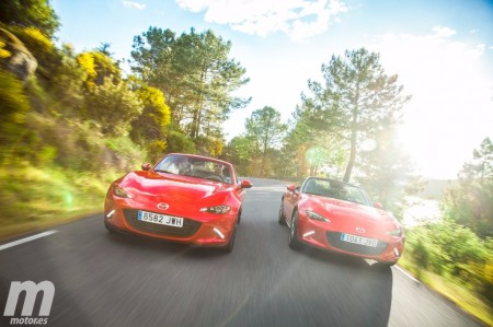 Vídeo comparativa Mazda MX-5 vs MX-5 RF, una cuestión de matices
