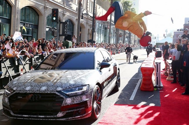 Audi A8 2018 en Spider-Man: Homecoming Audi A8 2018 en Spider-Man: Homecoming