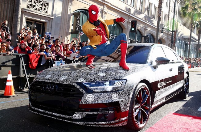 Audi A8 2018 en Spider-Man: Homecoming Audi A8 2018 en Spider-Man: Homecoming