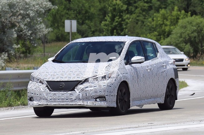 Nissan Leaf 2018 - foto espía Nissan Leaf 2018 - foto espía