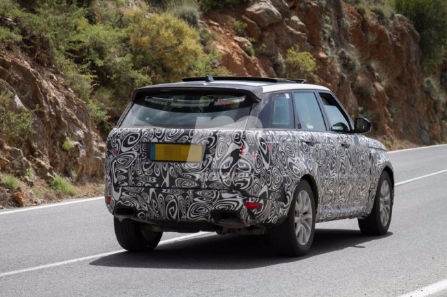 Range Rover Sport 2018 - foto espía posterior Range Rover Sport 2018 - foto espía posterior