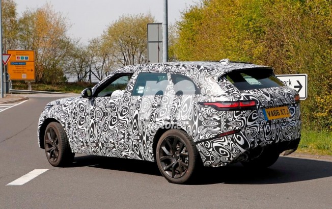Range Rover Velar SVR - foto espía posterior Range Rover Velar SVR - foto espía posterior