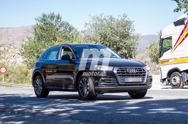 Audi Q5 e-tron 2018 - foto espía Audi Q5 e-tron 2018 - foto espía