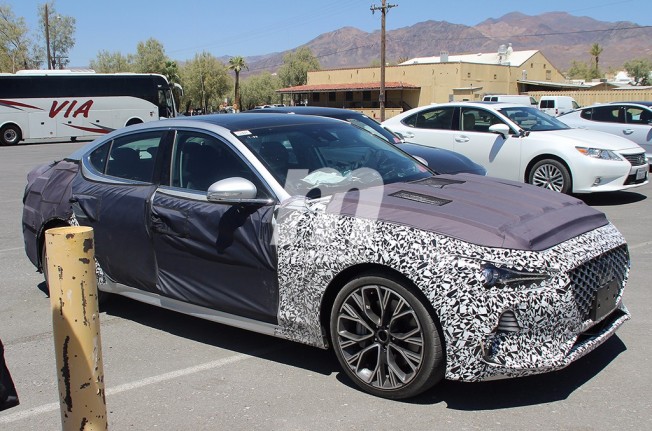 Genesis G70 2018 - foto espía Genesis G70 2018 - foto espía