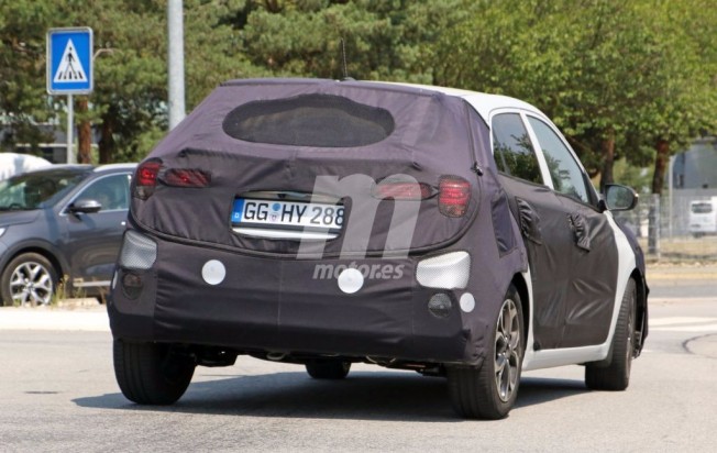 Hyundai i20 2018 - foto espía posterior Hyundai i20 2018 - foto espía posterior