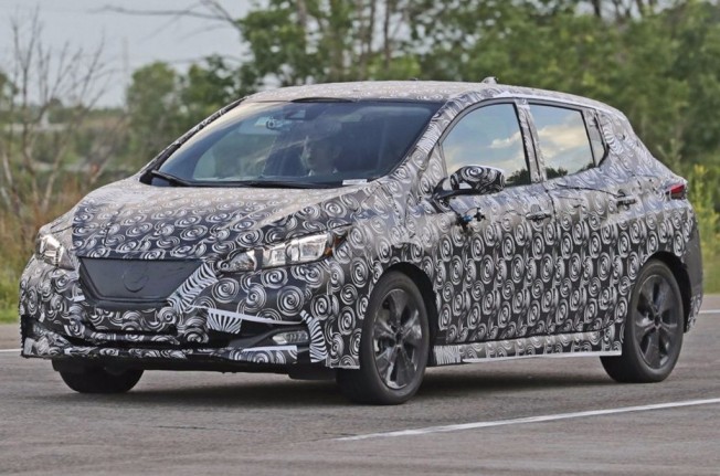 Nissan Leaf 2018 - foto espía Nissan Leaf 2018 - foto espía