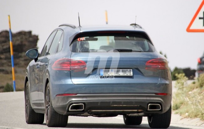 Porsche Cayenne 2018 - foto espía posterior Porsche Cayenne 2018 - foto espía posterior