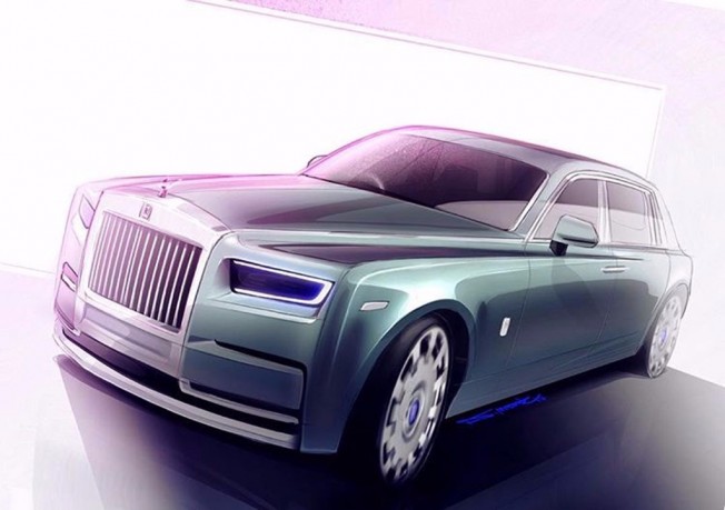 Rolls-Royce Phantom 2018 - boceto Rolls-Royce Phantom 2018 - boceto