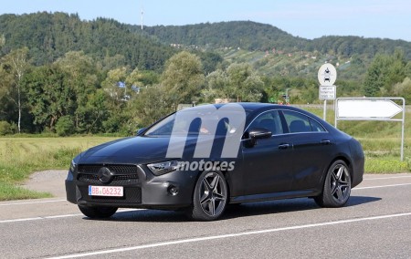 El Mercedes Clase CLS 2018 pierde una gran cantidad de camuflaje