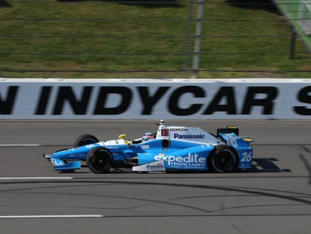 Pocono se rinde a Takuma Sato tras los accidentes