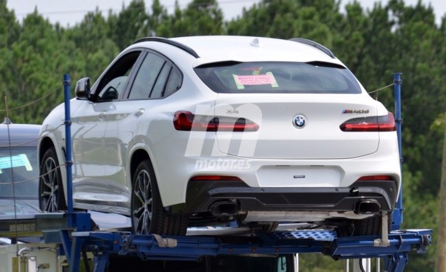 BMW X4 2018 - foto espía posterior BMW X4 2018 - foto espía posterior