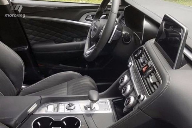 Genesis G70 2018 - foto espía interior Genesis G70 2018 - foto espía interior