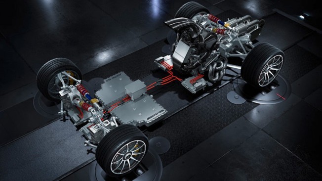 Mercedes-AMG Project ONE - esquema técnico Mercedes-AMG Project ONE - esquema técnico
