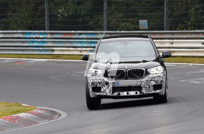 BMW X3 M 2018 - foto espía frontal BMW X3 M 2018 - foto espía frontal