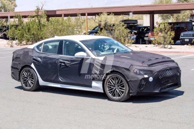 Genesis G70 2018 - foto espía Genesis G70 2018 - foto espía