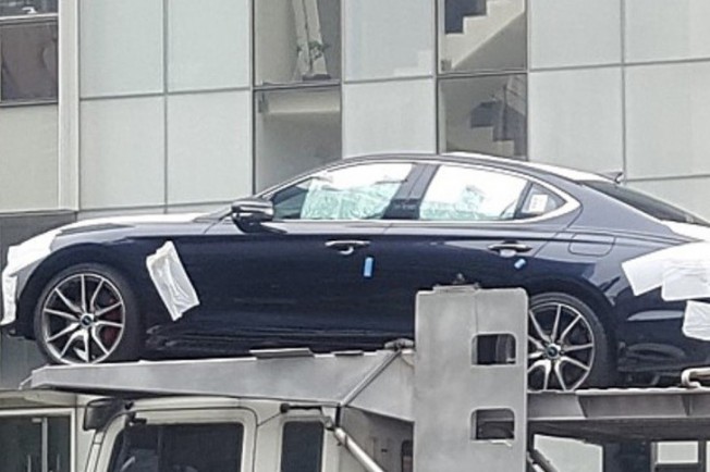 Genesis G70 2018 - foto espía Genesis G70 2018 - foto espía