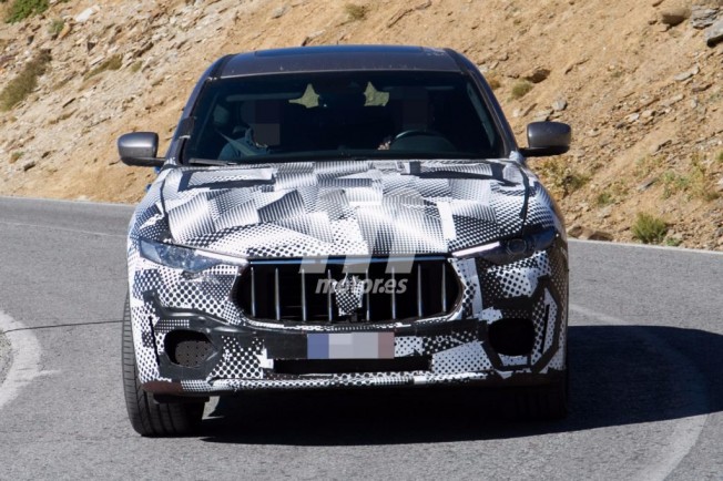 Maserati Levante GTS - foto espía frontal Maserati Levante GTS - foto espía frontal