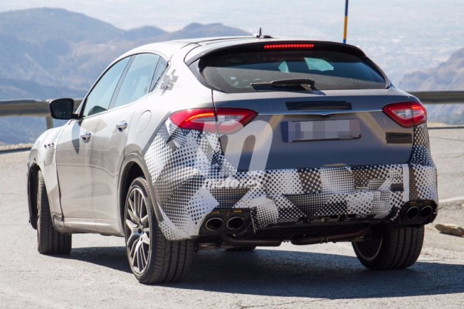Maserati Levante GTS - foto espía posterior Maserati Levante GTS - foto espía posterior