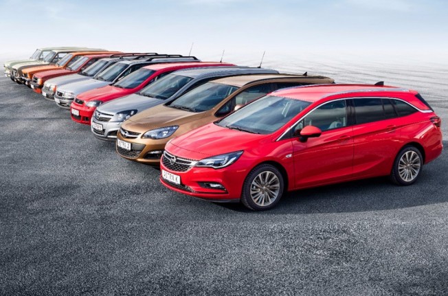Todas las generaciones del Opel Astra Todas las generaciones del Opel Astra