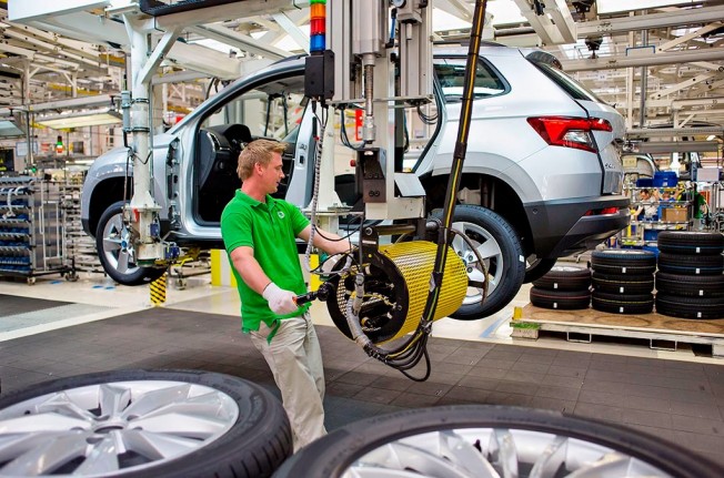 Skoda Karoq - producción en Kvasiny Skoda Karoq - producción en Kvasiny