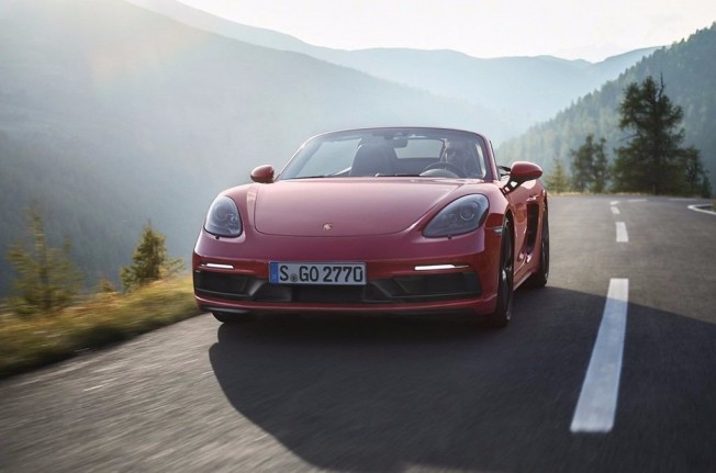 Porsche 718 Boxster GTS 2018 - frontal Porsche 718 Boxster GTS 2018 - frontal