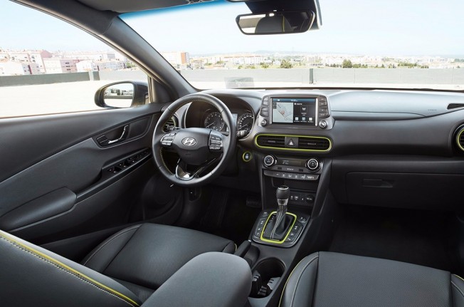 Hyundai Kona - interior Hyundai Kona - interior