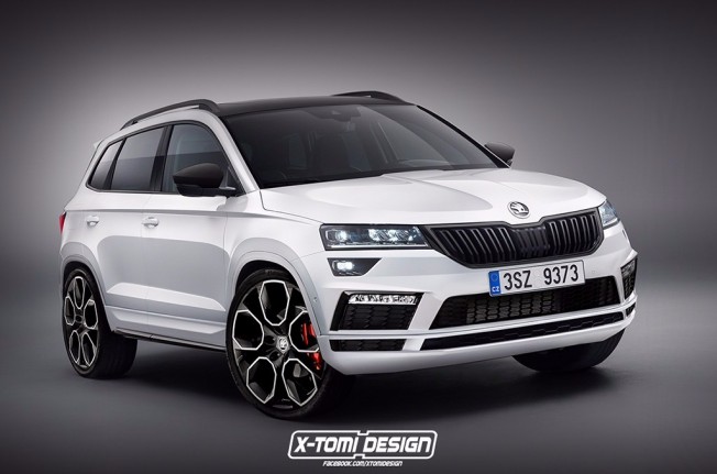 Skoda Karoq RS - recreación Skoda Karoq RS - recreación