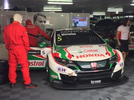Michelisz supera a Huff en el FP1 del WTCC en Macao