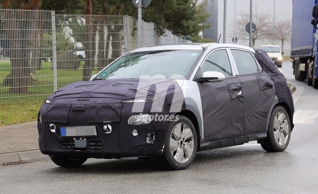 Hyundai Kona EV 2018 - foto espía Hyundai Kona EV 2018 - foto espía