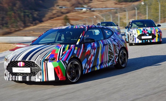 Hyundai Veloster 2018 - foto espía Hyundai Veloster 2018 - foto espía