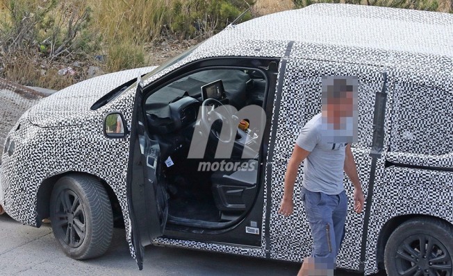 Citroën Berlingo 2018 - foto espía interior Citroën Berlingo 2018 - foto espía interior