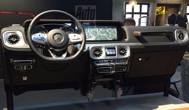 Mercedes Clase G 2018 - foto espía interior Mercedes Clase G 2018 - foto espía interior