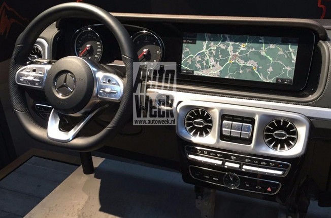 Mercedes Clase G 2018 - foto espía interior Mercedes Clase G 2018 - foto espía interior