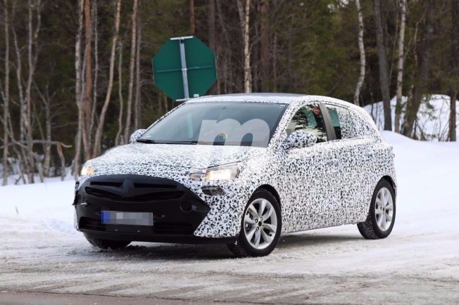 Opel Corsa 2019 - foto espía Opel Corsa 2019 - foto espía
