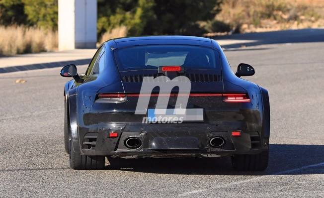 Porsche 911 Turbo 2019 - foto espía posterior Porsche 911 Turbo 2019 - foto espía posterior