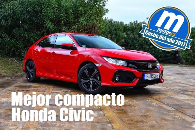 Honda Civic 2017 mejor compacto 2017 para Motor.es Honda Civic 2017 mejor compacto 2017 para Motor.es