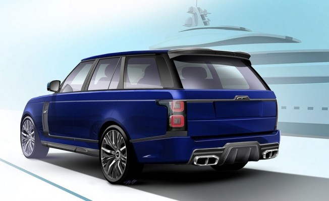 Overfinch Range Rover 2018 - posterior Overfinch Range Rover 2018 - posterior