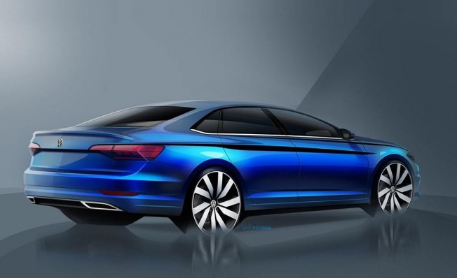 Volkswagen Jetta 2018 - boceto Volkswagen Jetta 2018 - boceto