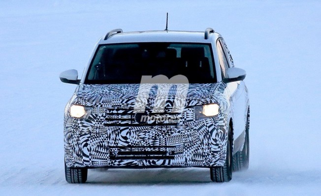 Volkswagen T-Cross 2018 - foto espía frontal Volkswagen T-Cross 2018 - foto espía frontal