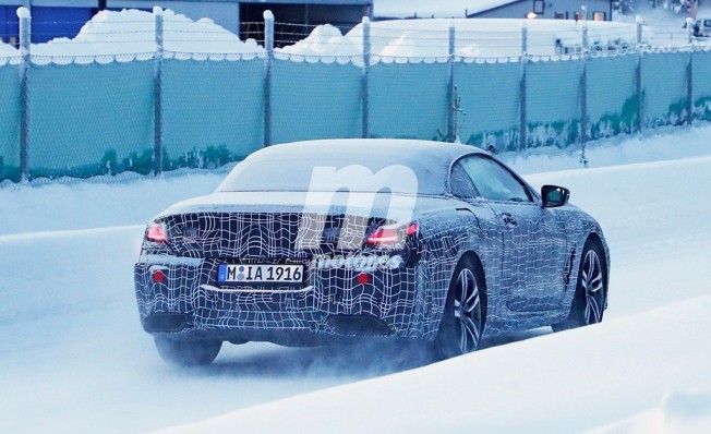BMW Serie 8 Cabrio 2018 - foto espía posterior BMW Serie 8 Cabrio 2018 - foto espía posterior