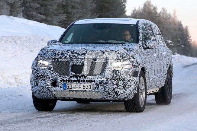 Mercedes GLS 2019 - foto espía Mercedes GLS 2019 - foto espía