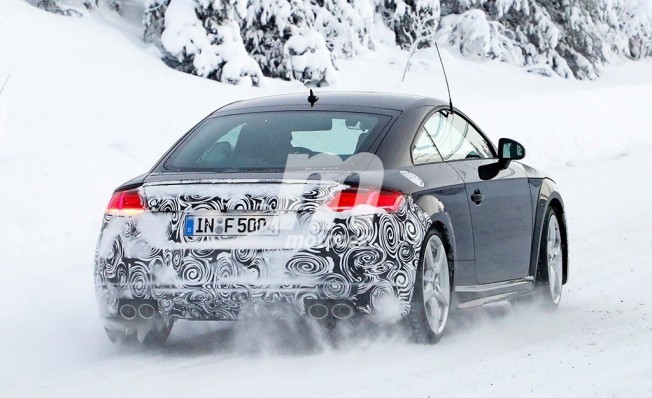 Audi TTS 2019 - foto espía posterior Audi TTS 2019 - foto espía posterior