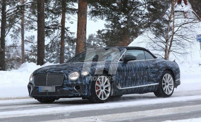 Bentley Continental GTC 2018 - foto espía Bentley Continental GTC 2018 - foto espía